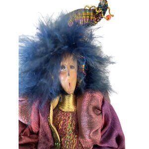 KATHERINE'S COLLECTION Discontinued Mardi Gras Ornament Vintage Jester Rare